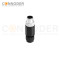 M12 Male Circular Connector-Field Wireable,Straight Plastic Assembled,Solder Connection,A code,