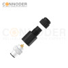 M12 Male Circular Connector-Field Wireable,Straight Plastic Assembled,Solder Connection,A code,