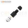 M12 Female Circular Connector-Field Wireable,Straight Plastic Assembled,Solder Connection,A code,batch