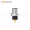 M12 Male Cable Connector-Metal Shell Unshielded Overmolded  Connector,Solder Connection,A code,Custom