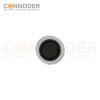 M12 Female Cable Connector-Metal Shell Unshielded Overmolded  Connector,Solder Connection,A code,Custom