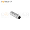 M12  Male Straight Circular Connector-Metal Assembled,Field Wireable,A coded,Solder Connection,Shielded
