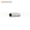 M12 Female Straight Circular Connector-Metal Assembled,Field Wireable,Solder Connection,A code,Shielded