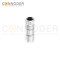 M12 Female Straight Circular Connector-Metal Assembled,Field Wireable,Solder Connection,A code,Shielded