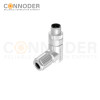 M12 Male Right Angle Circular Connector-Metal Assembled,Field Wireable,Solder Connection,A code,Shielded