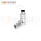 M12 Male Right Angle Circular Connector-Metal Assembled,Field Wireable,Solder Connection,A code,Shielded
