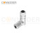 M12 Female Right Angle Circular Connector-Metal Assembled,Field Wireable,Solder Connection,A code,Shielded