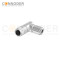 M12 Female Right Angle Circular Connector-Metal Assembled,Field Wireable,Solder Connection,A code,Shielded