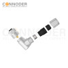 M12 Female Right Angle Circular Connector-Metal Assembled,Field Wireable,Solder Connection,A code,Shielded