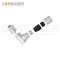 M12 Female Right Angle Circular Connector-Metal Assembled,Field Wireable,Solder Connection,A code,Shielded