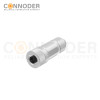M12 Female Straight Circular Connector-Metal Assembled,Field Wireable,Screw Connection,A code,Shielded,PG7