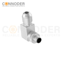 Male M12 Field Wireable Connector | 6 Pin Male Metal Assembled,Field Wireable,Screw Connection,A code,Shielded,PG9