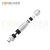 M12 Male Straight Circular Connector-Metal Assembled,Field Wireable,Screw Connection,A code,Shielded,PG9