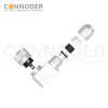 M12 Female Angle Circular Connector-Metal Assembled,Field Wireable,Screw Connection,A code,Shielded,PG9