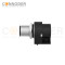 M12 Male Curved Circular Connector-Rear Mount Sockets, PCB Dip-solder Connection,A code,M15x1