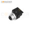 M12 Female Curved Circular Connector-Rear Mount Sockets, PCB Dip-solder Connection,A code,M15x1