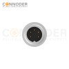 M16 Male Rear Fastened Nuts Welded Install Waterproof Metal Industrial Circular Connectors