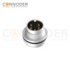 M16 Male Rear Fastened Nuts Welded Install Waterproof Metal Industrial Circular Connectors