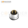 M16 Female Circular Connectors Plug Straight Solder Cable Rear Fastene Panel mount Connector(M18*0.75)