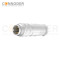 M16 5Pin Male Cable Connector,Field Assembly Type,A Code,Solder Connection, Straight Metal Assembled , Ip67 Waterproof