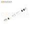 M16 5Pin Male Cable Connector,Field Assembly Type,A Code,Solder Connection, Straight Metal Assembled , Ip67 Waterproof