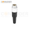 M16 Sensor connector waterproof IP65 Straight Metal Plastic Solder Assembly plug 2 3 4 5 6 7 8 12 14 16 19 24Pin with Plastic Tube