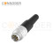 M16 Sensor connector waterproof IP65 Straight Metal Plastic Solder Assembly plug 2 3 4 5 6 7 8 12 14 16 19 24Pin with Plastic Tube