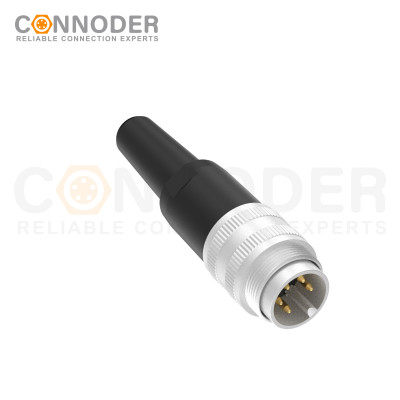 Wholesale M16 Male 5 Pin Circular Connector |  waterproof IP65 Straight Metal Plastic Solder Assembly plug 2 3 4 5 6 7 8 12 14 16 19 24Pin with Plastic Tube