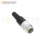 M16 Sensor connector waterproof IP65 Straight Metal Plastic Solder Assembly plug 2 3 4 5 6 7 8 12 14 16 19 24Pin with Plastic Tube
