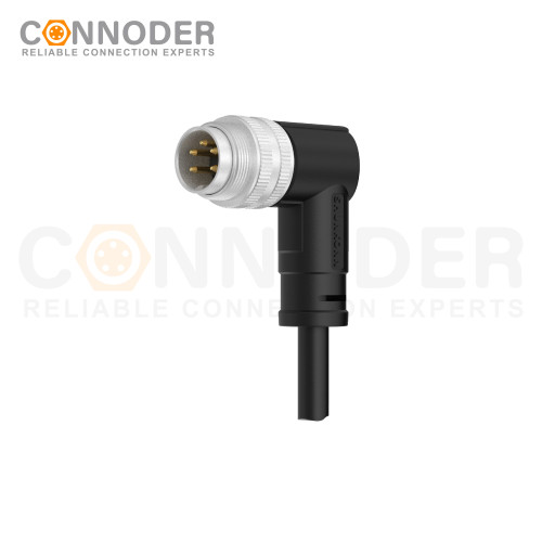 M16 Right Angled Cable Connector Shielded Unshielded Straight Angled Mental aviation plug 2P 3 5 8~24 core Plug with Wire Harness