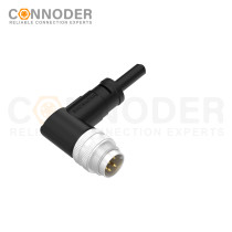 M16 Right Angled Cable Connector Shielded Unshielded Straight Angled Mental aviation plug 2P 3 5 8~24 core Plug with Wire Harness
