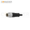 M16 Straight Cable Connector 2 24 core Plug with Wire Harne Overmolded Type Shield Waterproof Industrial Connector