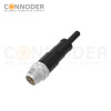 M16 Straight Cable Connector 2 24 core Plug with Wire Harne Overmolded Type Shield Waterproof Industrial Connector