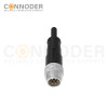M16 Straight Cable Connector 2 24 core Plug with Wire Harne Overmolded Type Shield Waterproof Industrial Connector