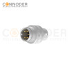 M16 Male Connector Injection Molded Plug IP67 Waterproof Wire Industrial Connector Machined With Shielded Shell
