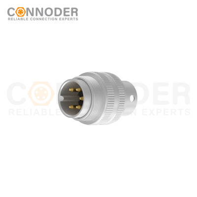 M16 Male Connector Injection Molded Plug IP67 Waterproof Wire Industrial Connector Machined With Shielded Shell