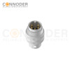 M16 Male Connector Injection Molded Plug IP67 Waterproof Wire Industrial Connector Machined With Shielded Shell