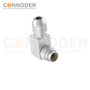 M16 Right Angled Metal Assembled Connector Shield 2 3 4 5 6 8 12 14 16 19 24 Pin Aviation Plug Connector