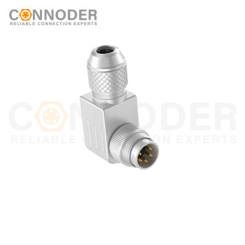 Wholesale M16 Male Circular Connector | Right Angled Metal Assembled Connector Shield 2 3 4 5 6 8 12 14 16 19 24 Pin Aviation Plug Connector