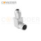 M16 Metal Right Angle Connector industrial Waterproof Power Cable Female 2 3 4 5 6 7 8 12 14 16 19 24 Core Plug