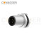 Wholesale M12 B Coded 5 Pin Front Fastened Panel Mount Circular Connector For Pcb, M12 X 1.0, Straight