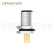 Wholesale M12 B Coded 5 Pin Front Fastened Panel Mount Circular Connector For Pcb, M12 X 1.0, Straight
