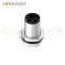 Wholesale M12 B Coded 5 Pin Front Fastened Panel Mount Circular Connector For Pcb, M12 X 1.0, Straight
