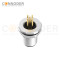 Wholesale M12 B Coded 5 Pin Front Fastened Panel Mount Circular Connector For Pcb, M12 X 1.0, Straight