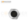 Wholesale M12 5 Pin B Male Aviation Panel Mount Connector,Aviation Panel Back Mount Flange Socket Sensor Connector