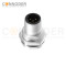 Wholesale M12 5 Pin B Male Aviation Panel Mount Connector,Aviation Panel Back Mount Flange Socket Sensor Connector