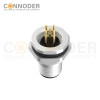 Wholesale M12 5 Pin B Male Aviation Panel Mount Connector,Aviation Panel Back Mount Flange Socket Sensor Connector