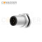 M12 B-coded Circular Connector Sensor Connector Aviation Plug Welded Plate Rear Mounted Front Lock