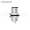 M12 B-coded Panel Circular Connector Plate Front-mounted Fastening Welded Ip67 Protection For Industry Grade Applications
