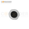 M12 B-coded Panel Circular Connector Plate Front-mounted Fastening Welded Ip67 Protection For Industry Grade Applications